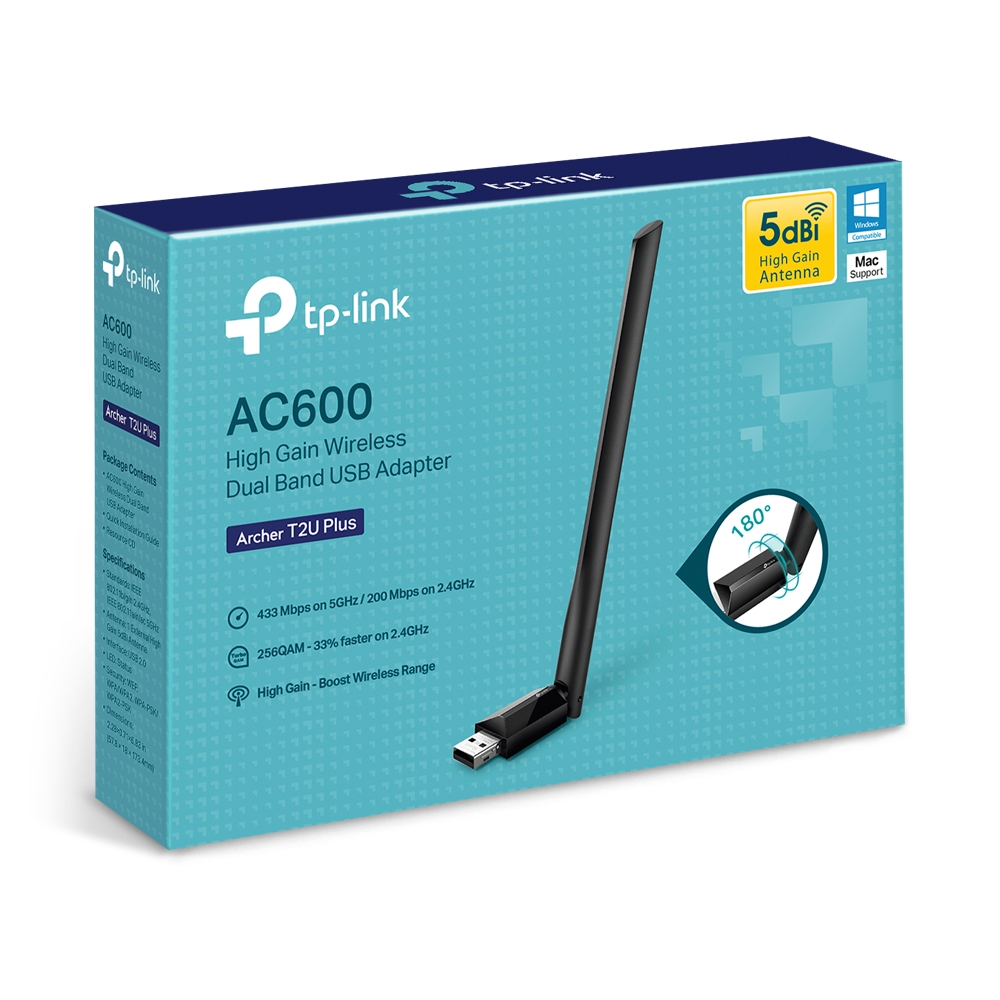 TP-Link Archer T2U Plus | USB-A