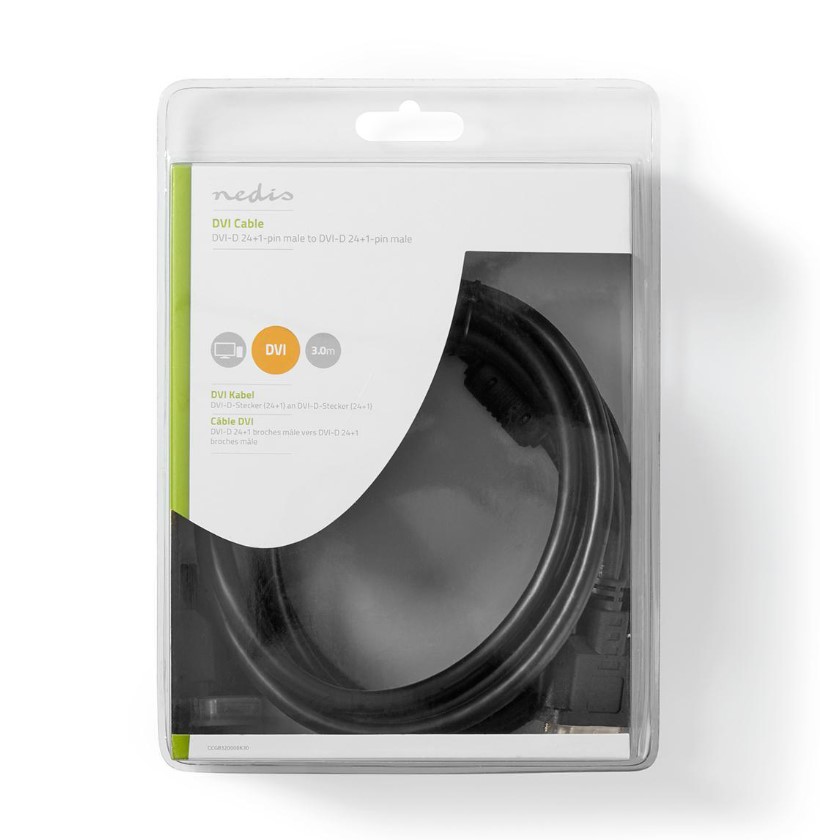 Nedis DVI Kabel | CCGB32000BK30