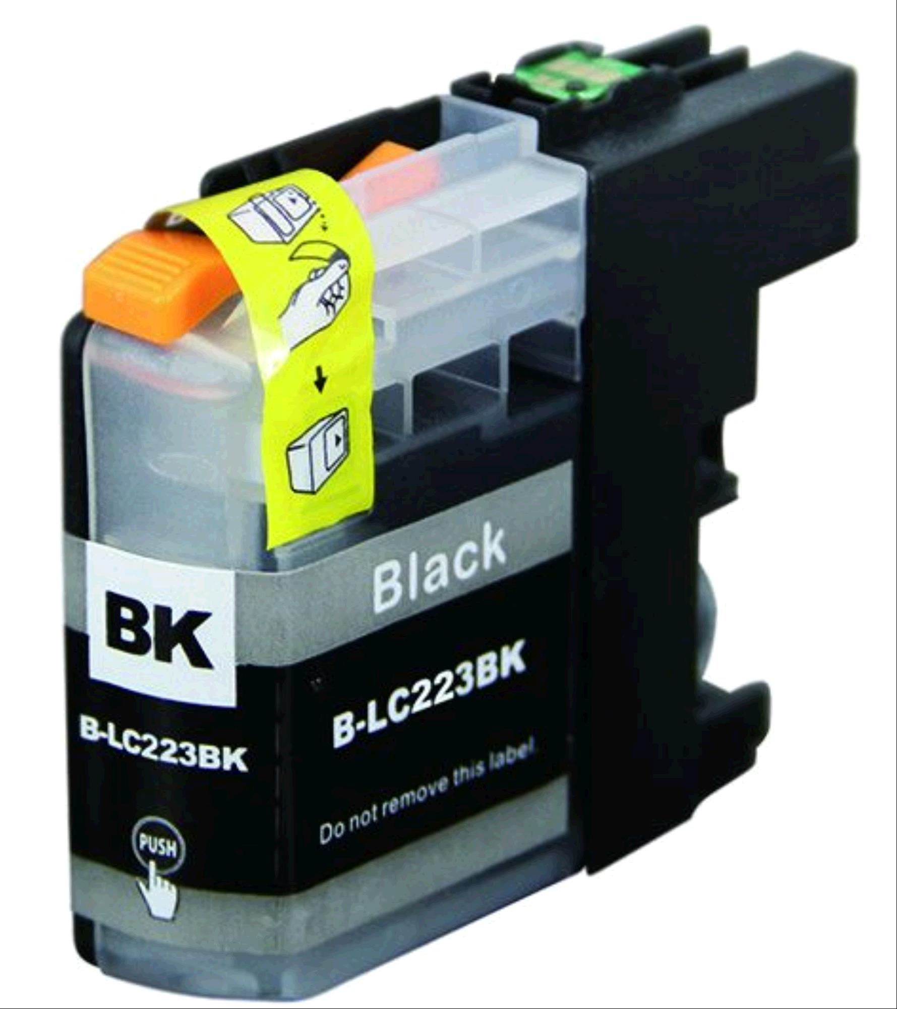 SecondLife Inkt voor: Brother LC-221 / 223 Zwart