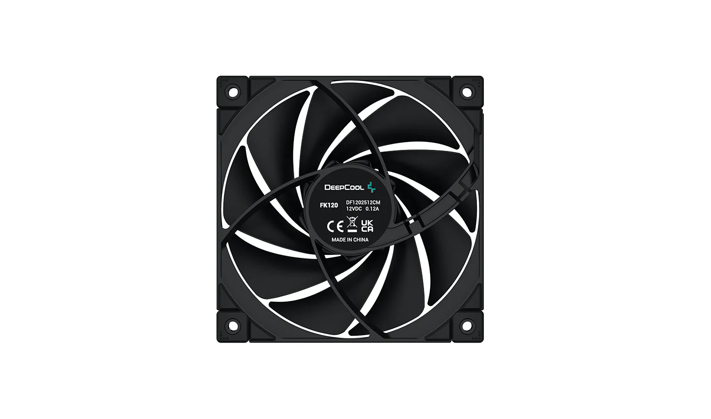 DeepCool FK120 Zwart, 120mm