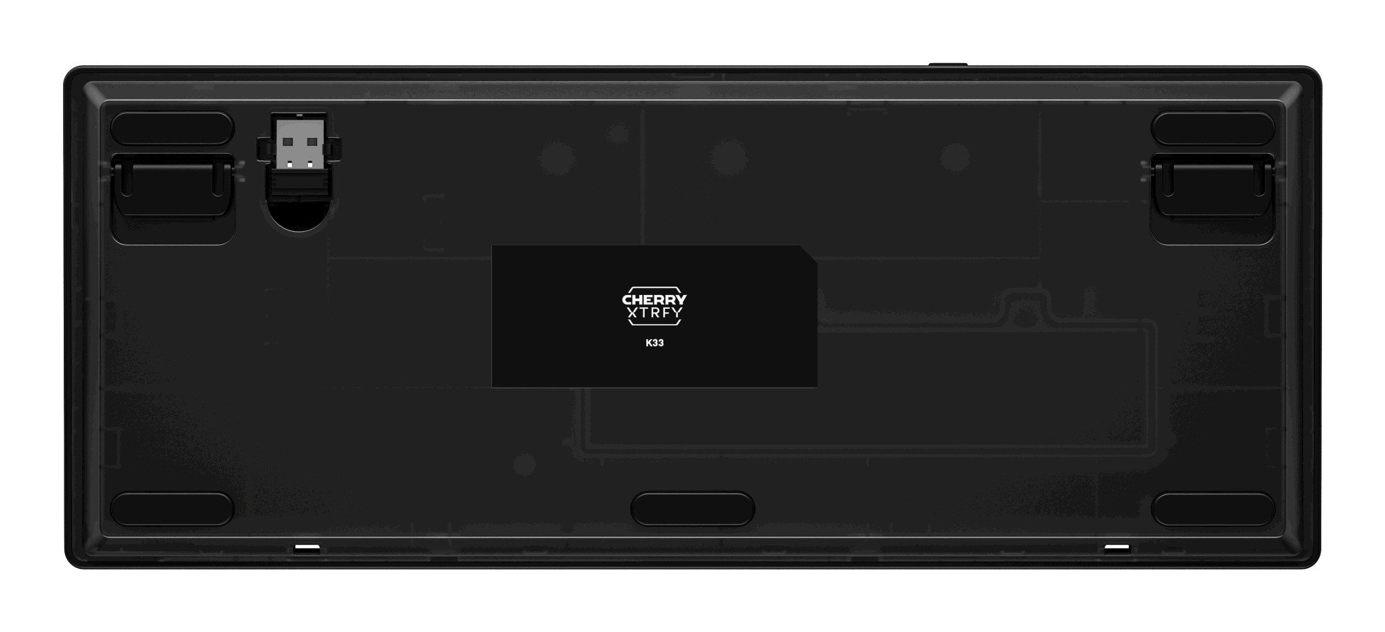CHERRY XTRFY K33 Wireless Compact - Zwart