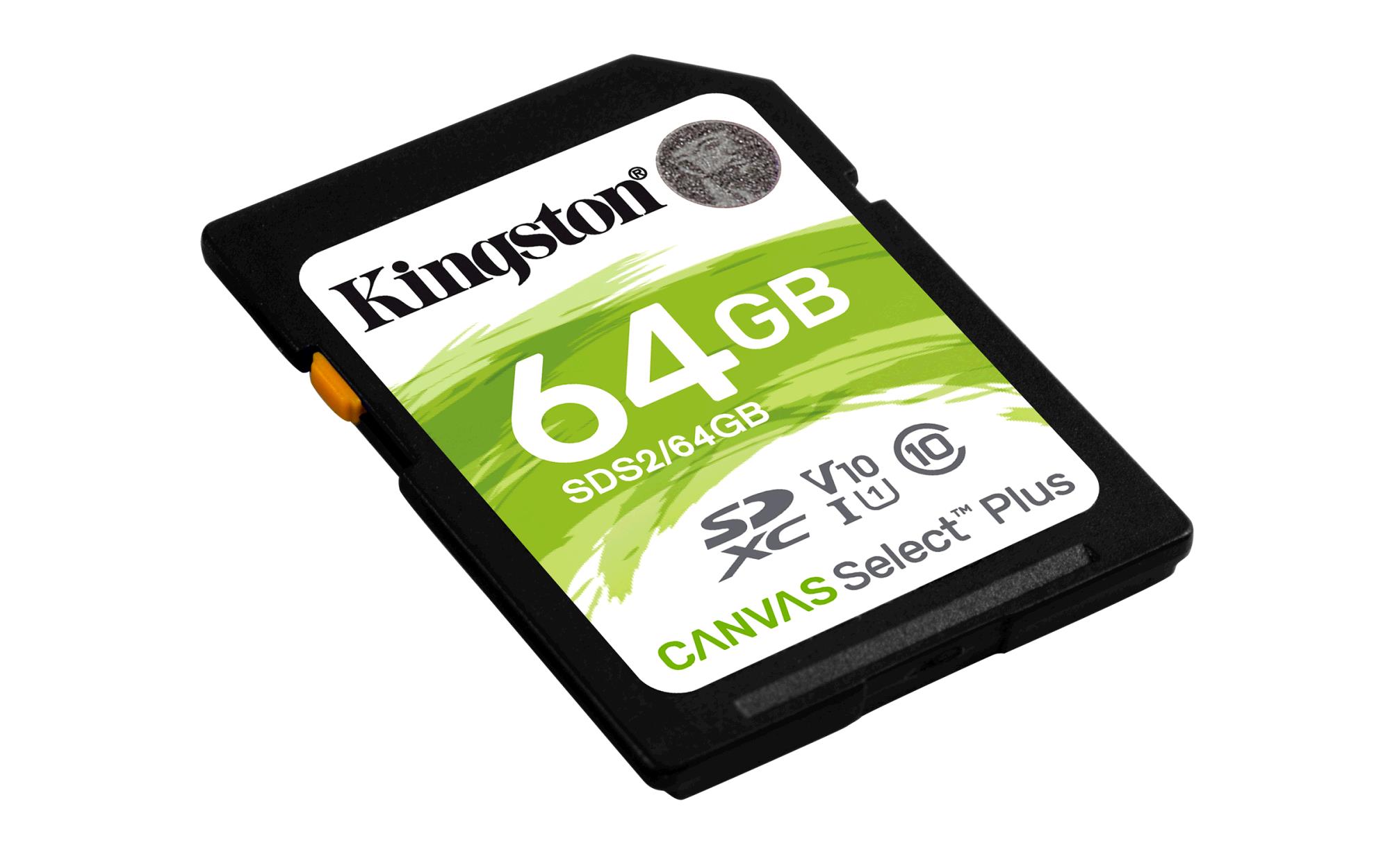 Kingston Flash Canvas Select Plus 64GB SDXC