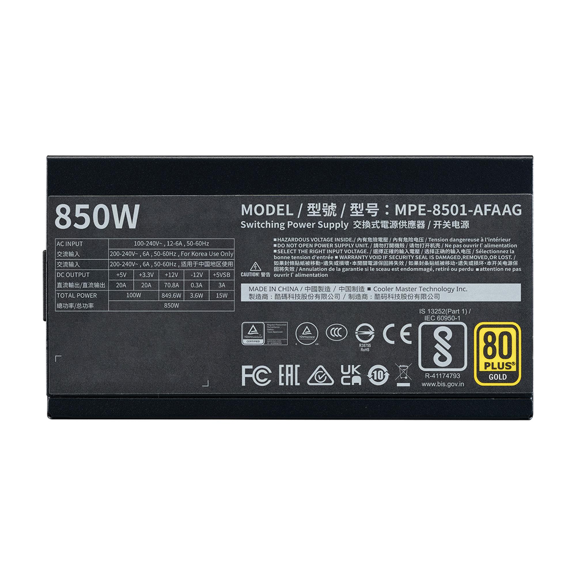 Cooler Master MWE 850W V2 ATX 3.0
