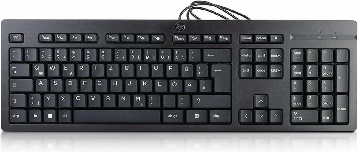 HP Toetsenbord 125, Bedraad, QWERTZ