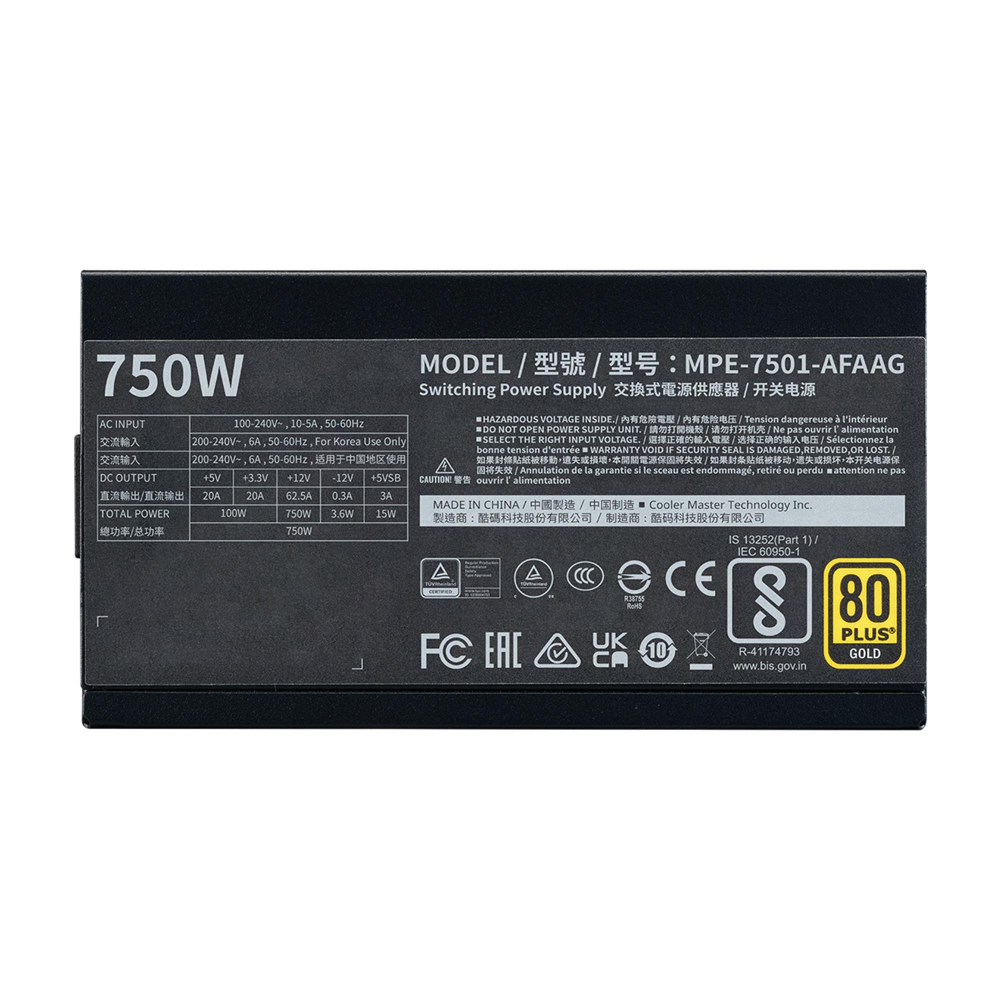 Cooler Master MWE 750W V2 ATX 3.0