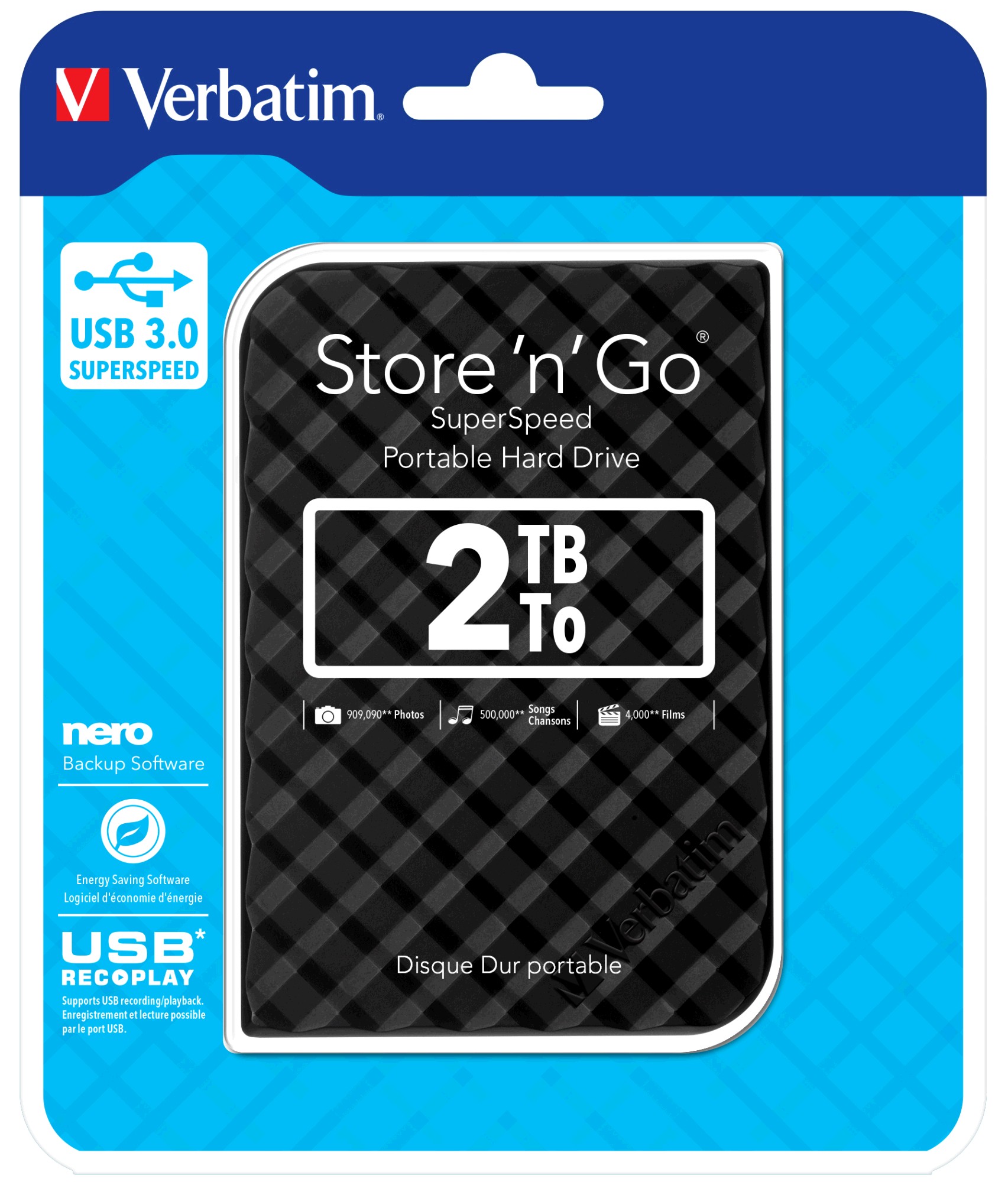Verbatim Store 'n Go, 2TB HDD