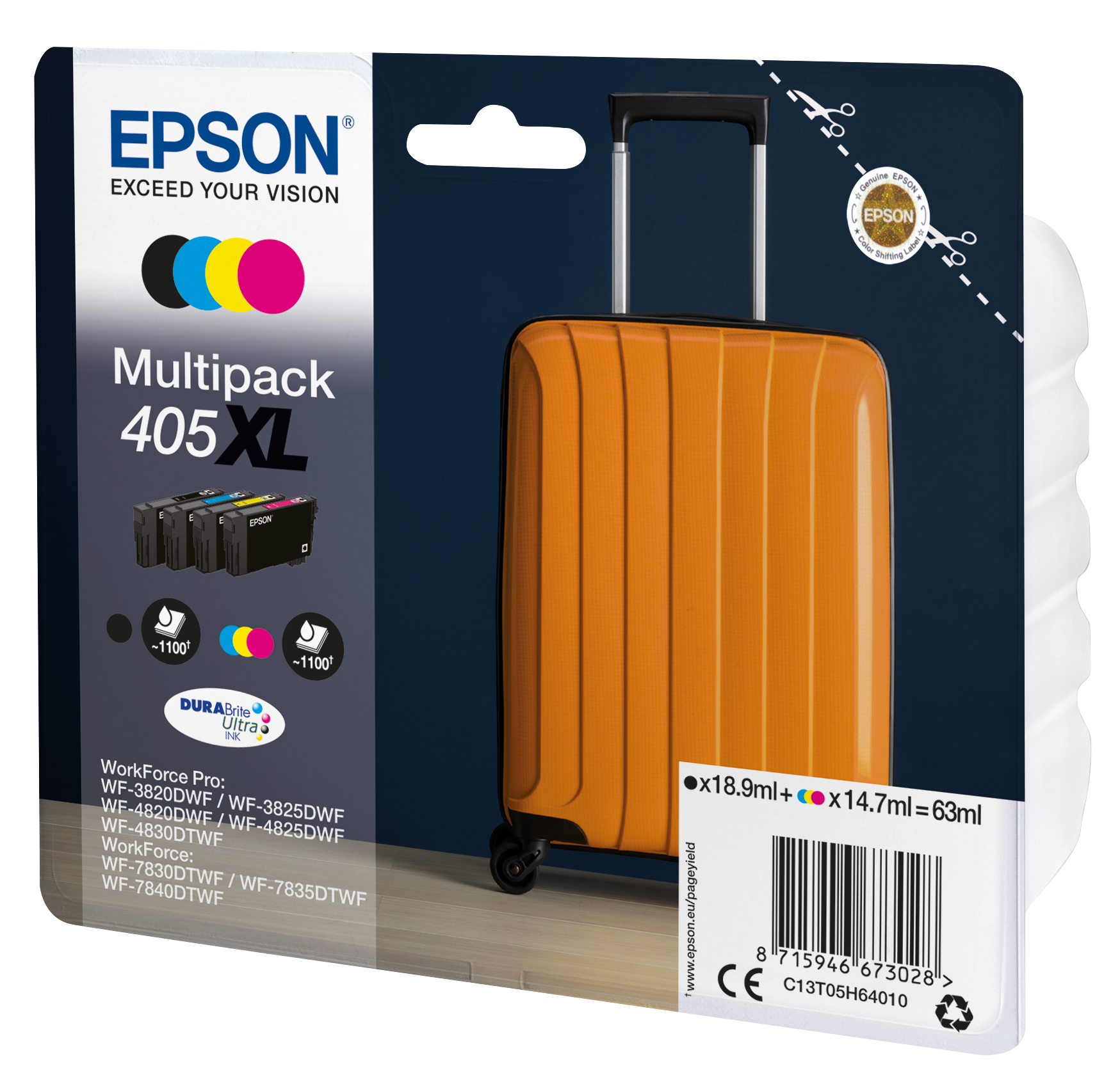 Epson 405XL Koffer BK/C/M/Y Multipack