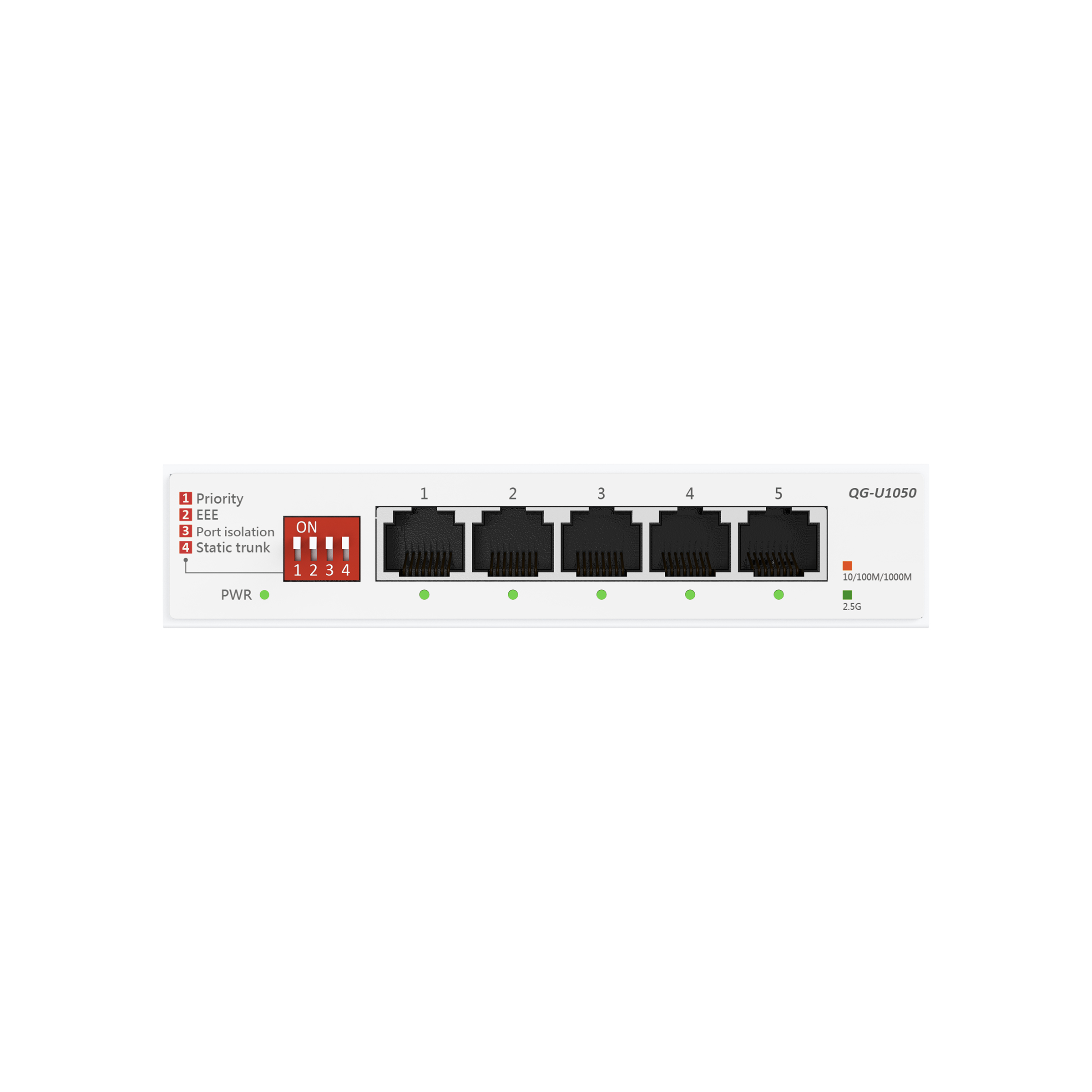 ASUS QG-U1050, 5-Port 2.5G Unmanaged Switch