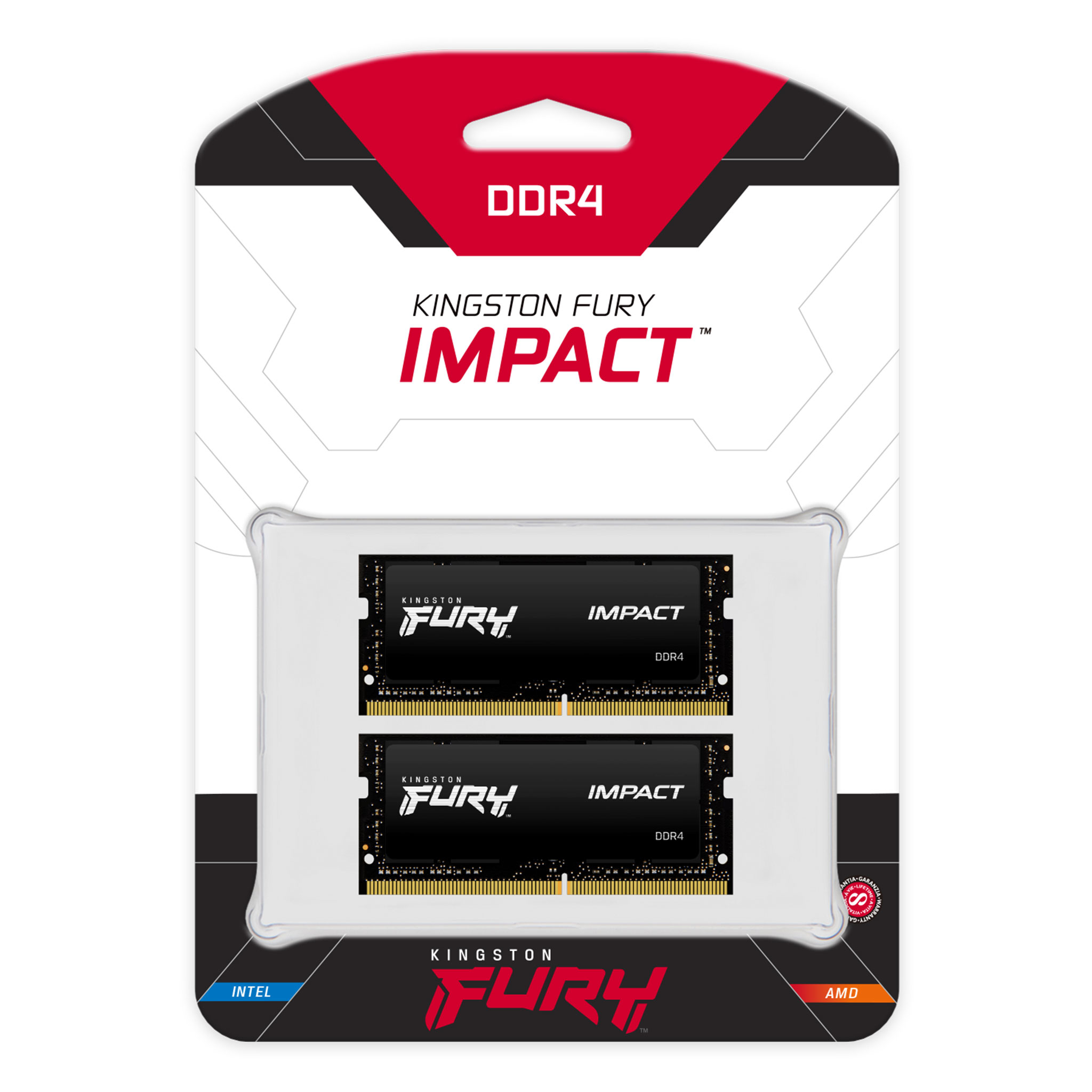 Kingston Fury Impact - 64GB kit - 3200Mhz - DDR4 - (SO-DIMM) - INTEL