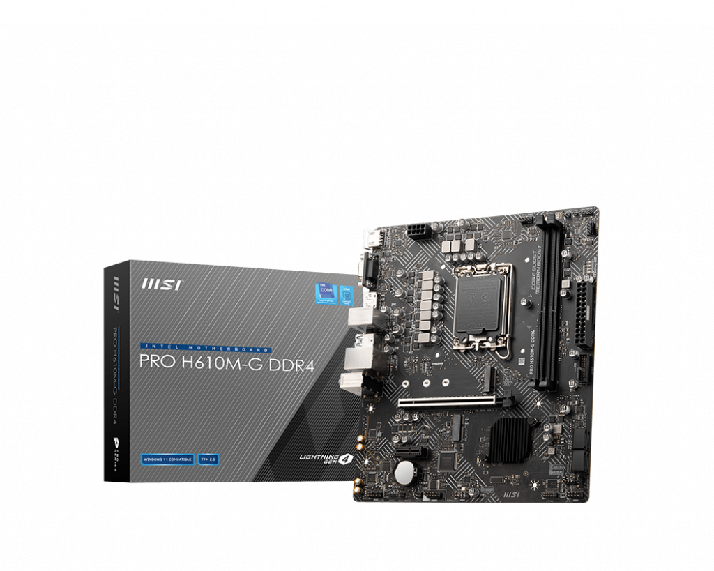 MSI MB PRO H610M-G DDR4, mATX, LGA1700, DDR4