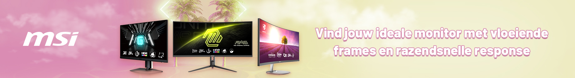 MSI vakantiegelddeals banner  desktop 1840x250