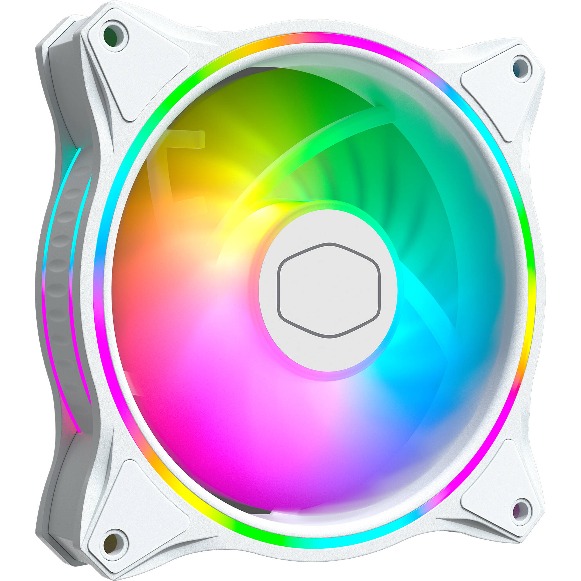 Cooler Master Fan Masterfan MF120 Halo, White Edition