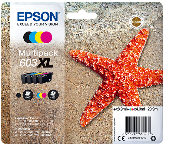 Epson 603XL Zeester BK/C/M/Y Multipack