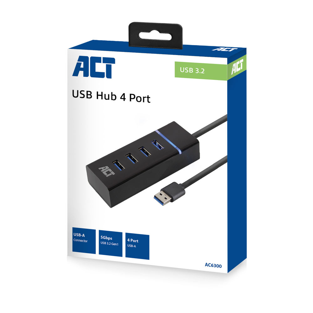 ACT USB Hub 3.2 (gen1) | AC6300