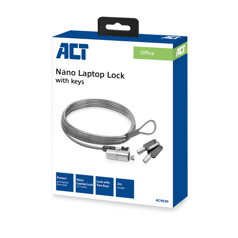 ACT Beveiligingskabel | 2m