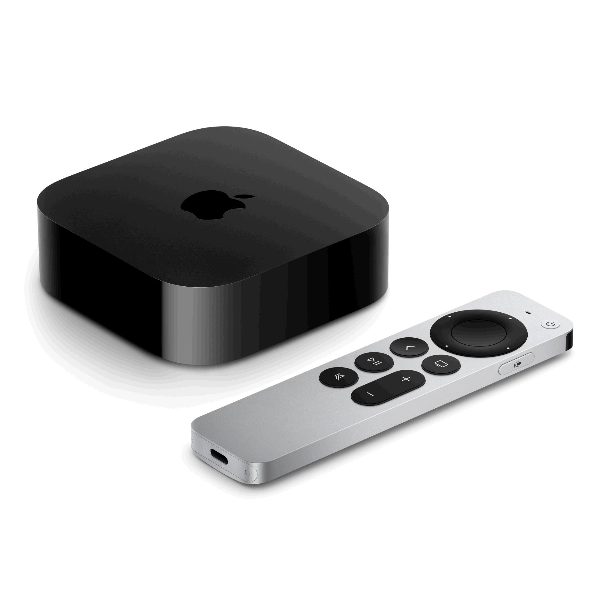 Apple TV (3e gen.) 4K, Wi‑Fi, LAN, 128GB, Zwart