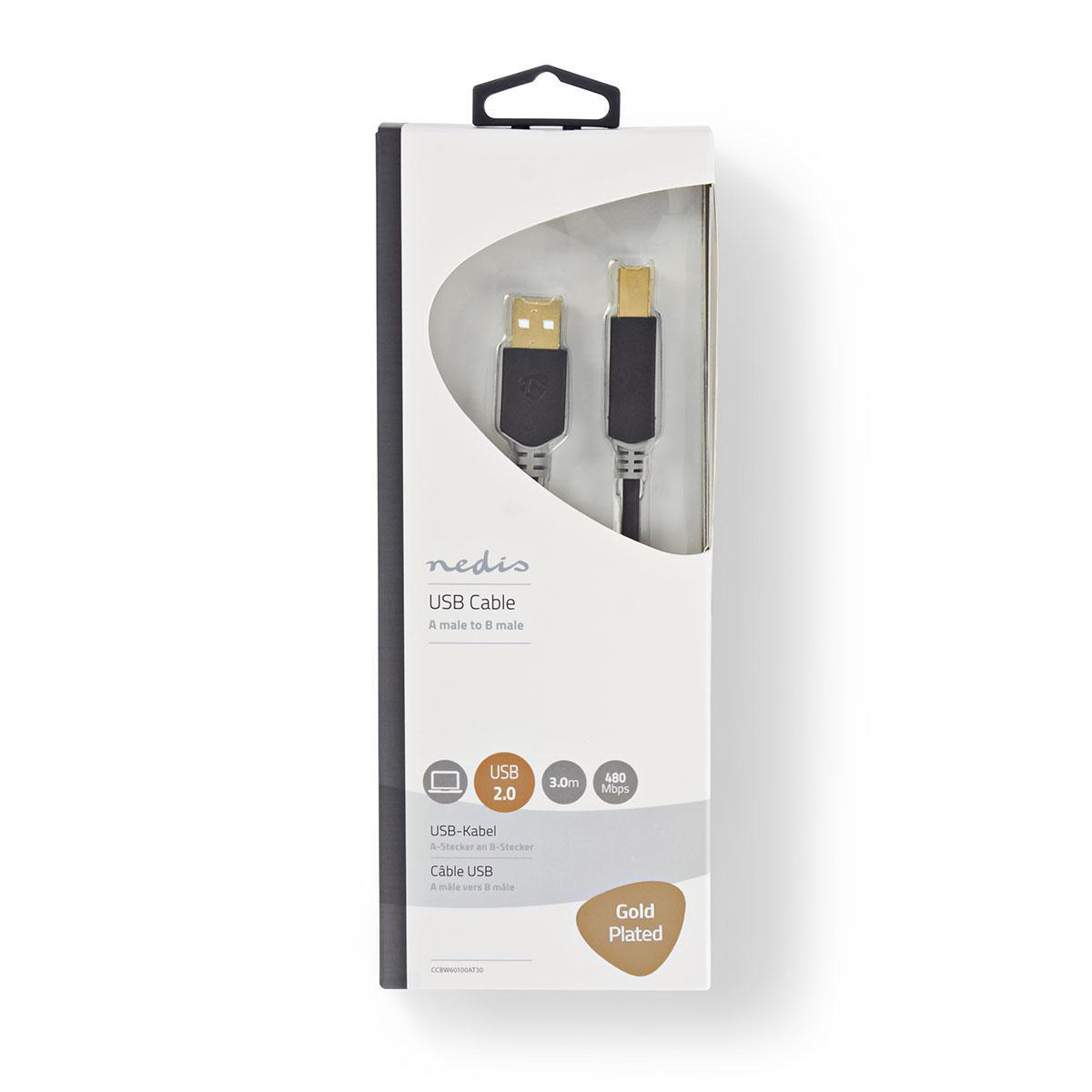 Nedis USB Kabel 2.0 | CCBW60100AT30