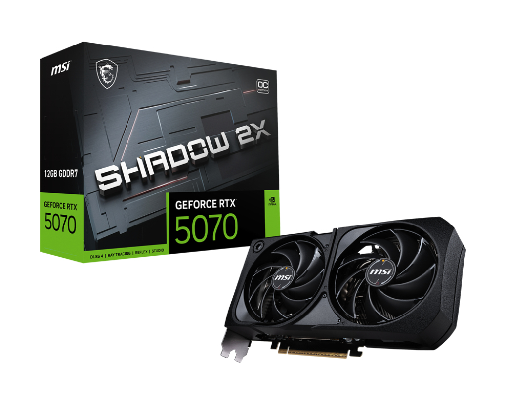 MSI GeForce RTX 5070 12GB SHADOW 2X OC