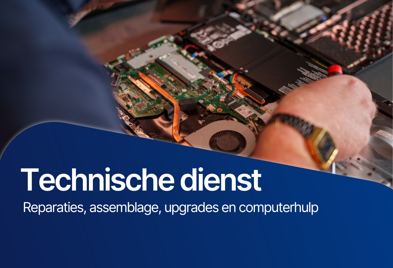 Dienstblok homepagina technische dienst mobiel