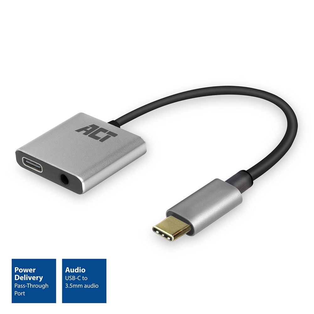 ACT adapter USB-C  naar 3.5mm Jack Audio Adapter