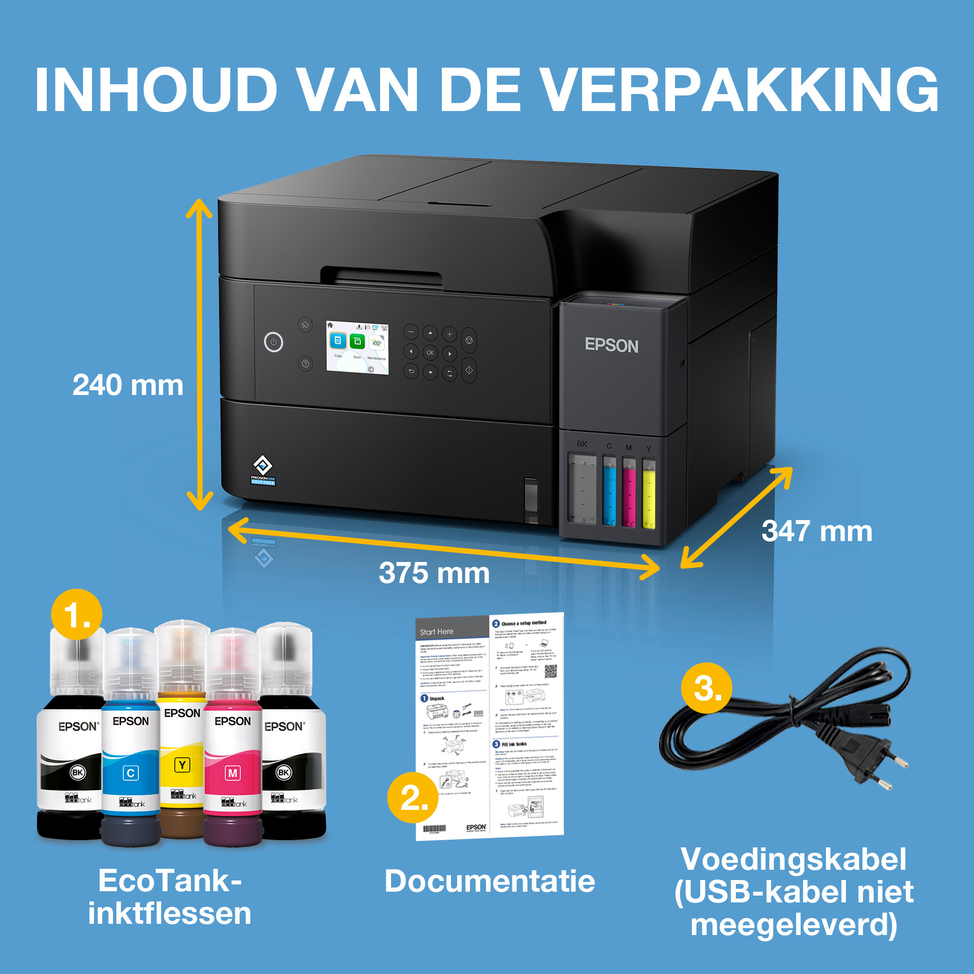 Epson EcoTank ET-3950 All-in-One-printer - WiFi