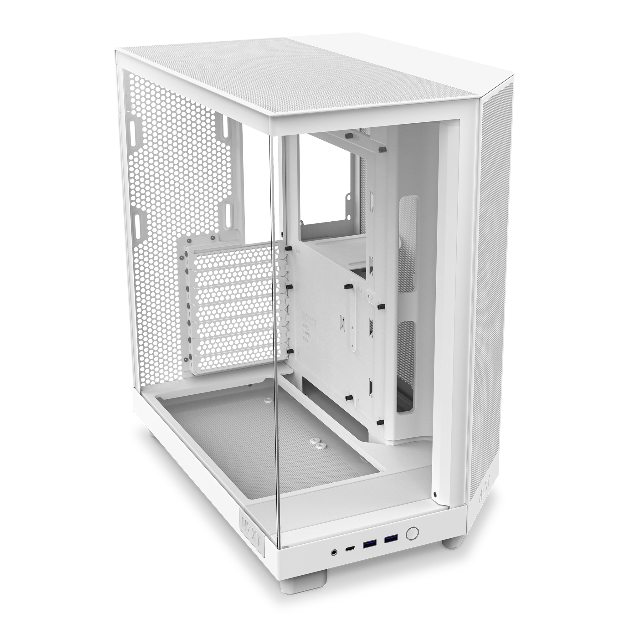 NZXT Kast H6 Flow RGB Wit