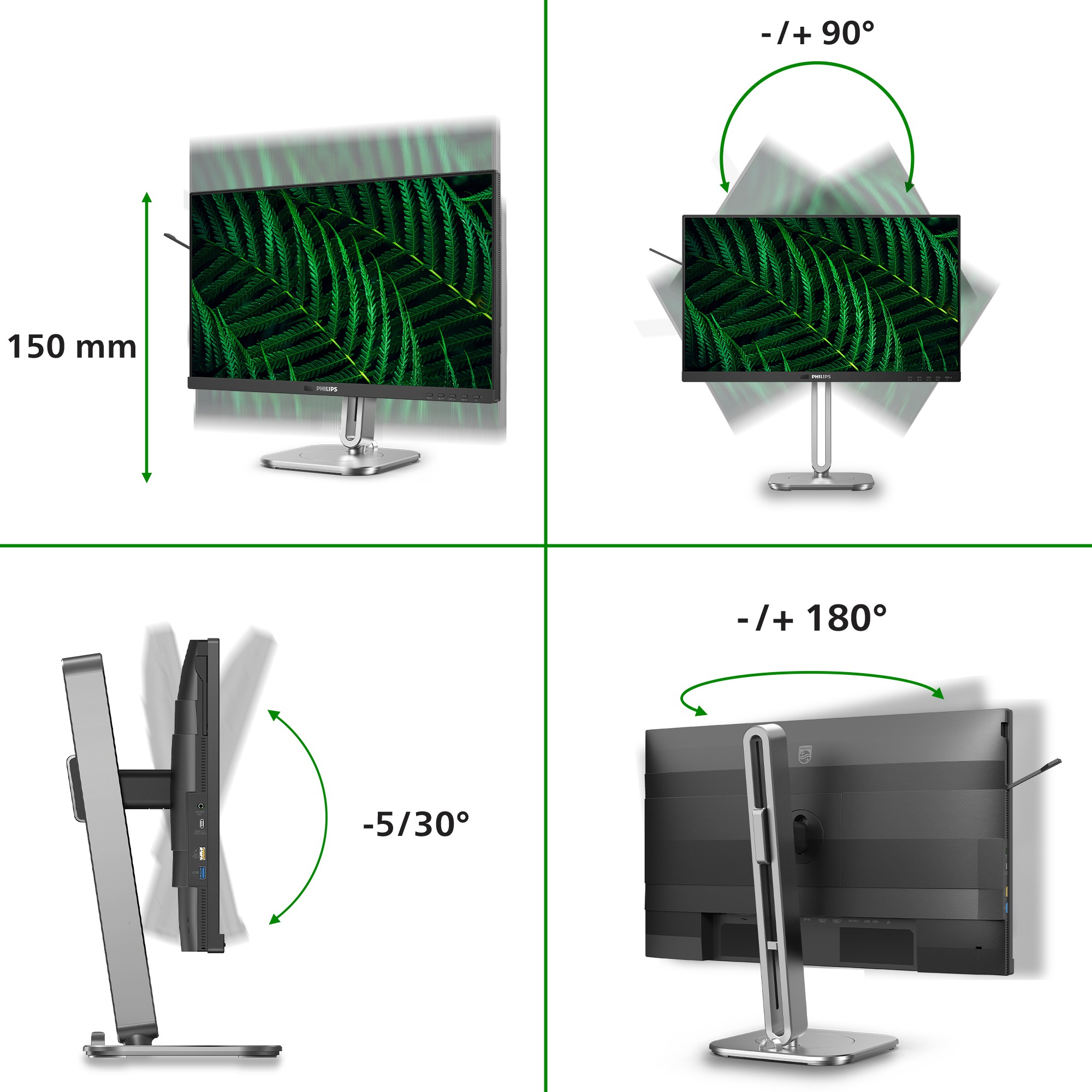 PHILIPS 24B1U5301/00 Docking Monitor