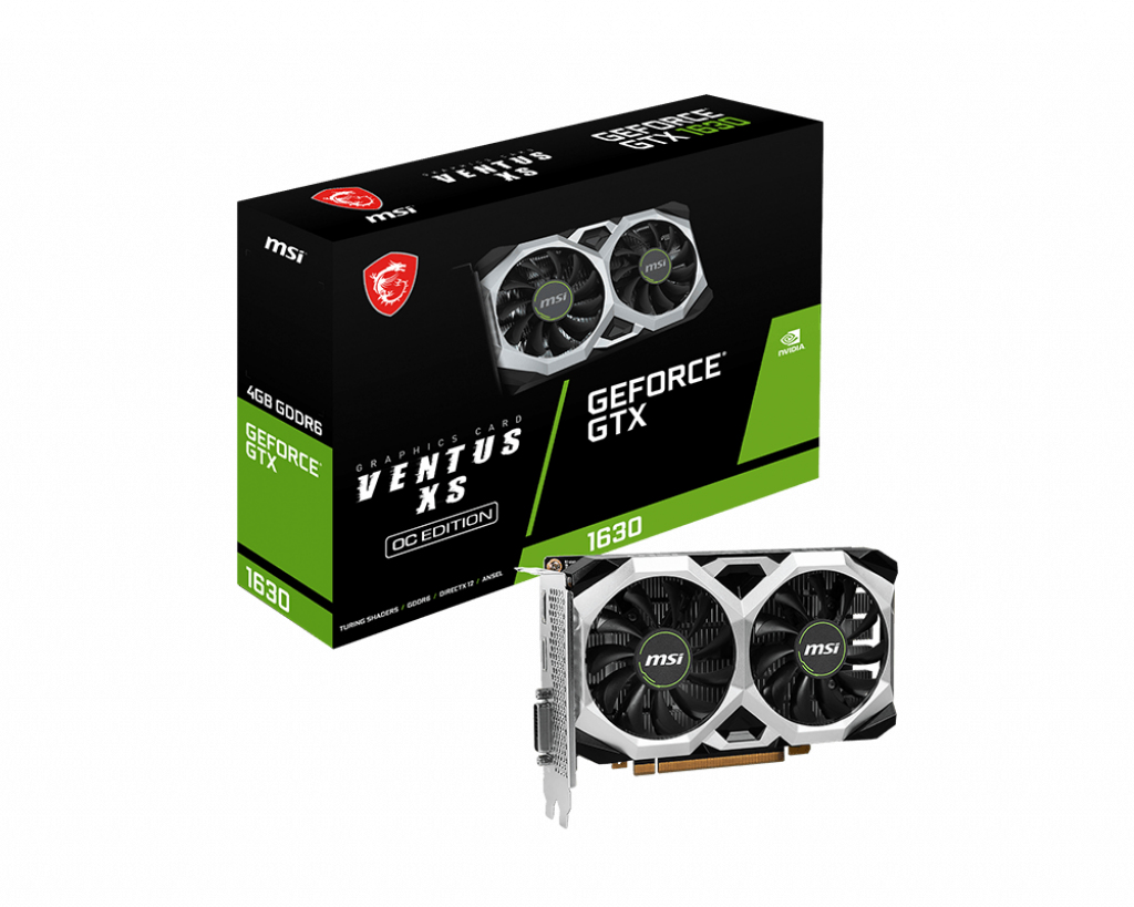 MSI GeForce GTX 1630 VENTUS XS 4G OC