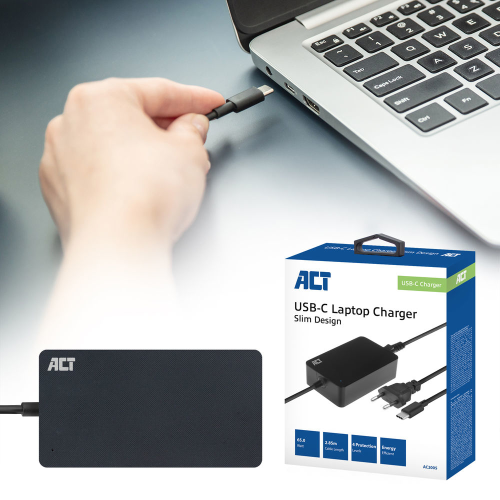 ACT AC-Adapter | 65W | USB-C