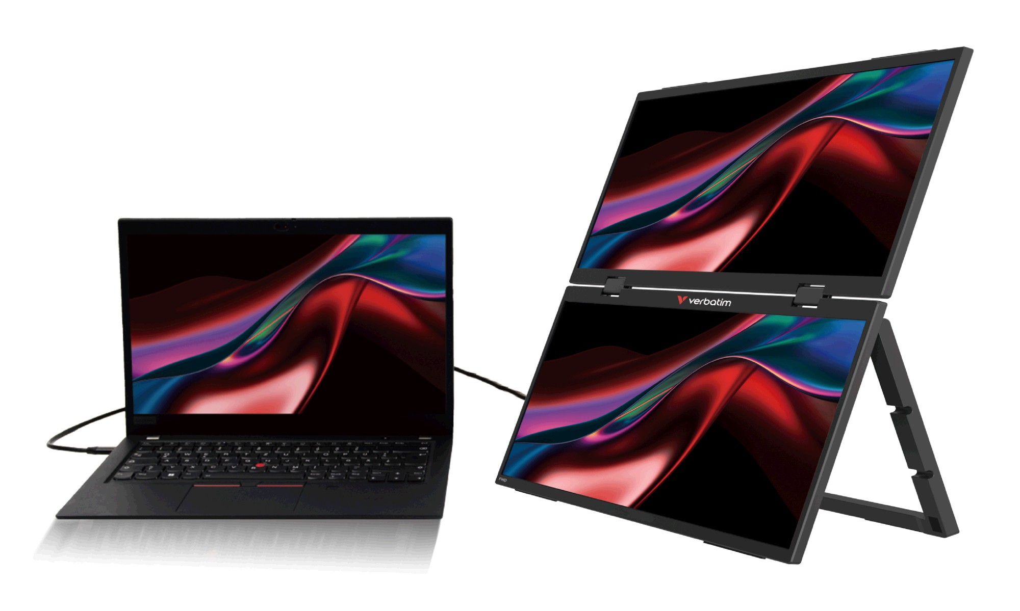 Verbatim Portable dual 15"