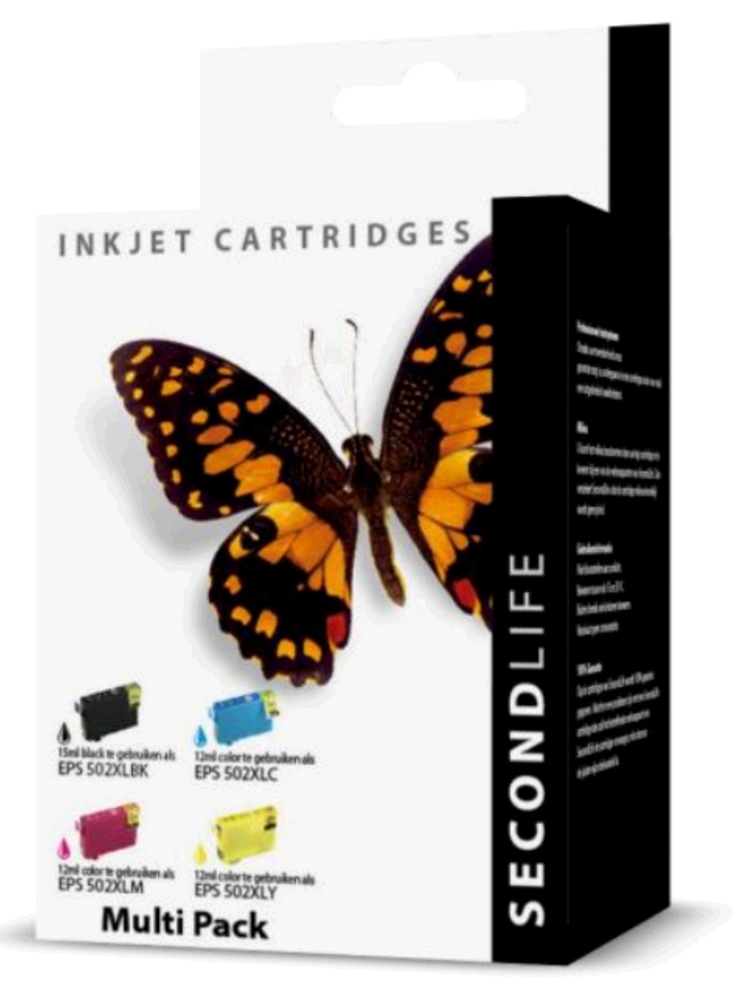SecondLife inkt voor: Epson 502XL Multipack