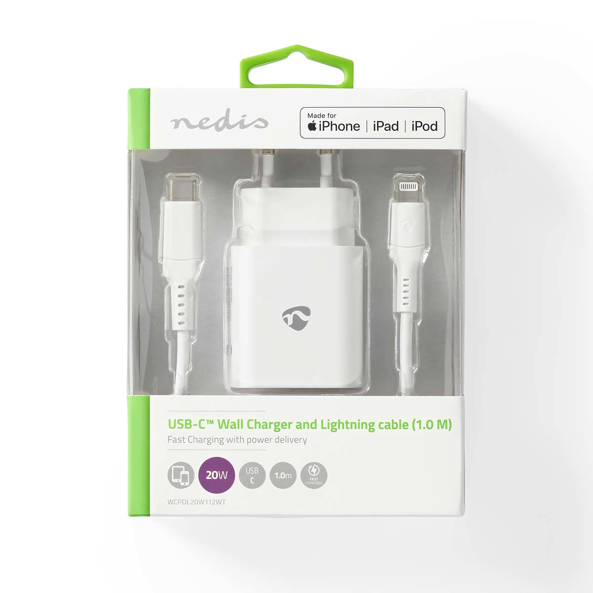 Nedis USB Lader | WCPDL20W112WT