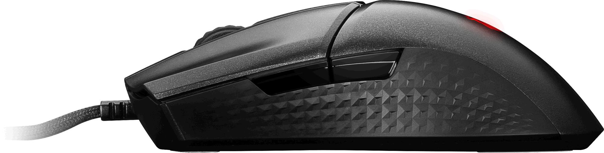 MSI Clutch GM31, Bedraad, Zwart