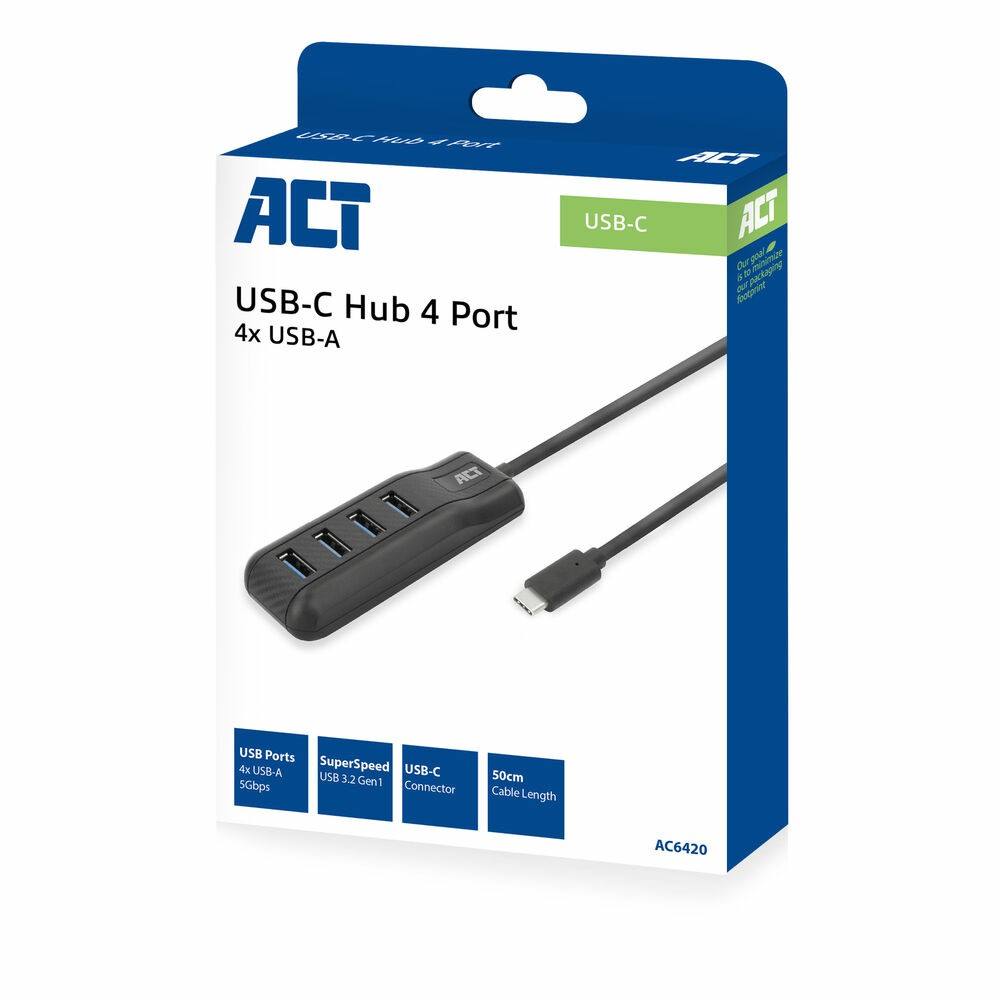 ACT USB Hub 3.2 (gen1) | AC6420