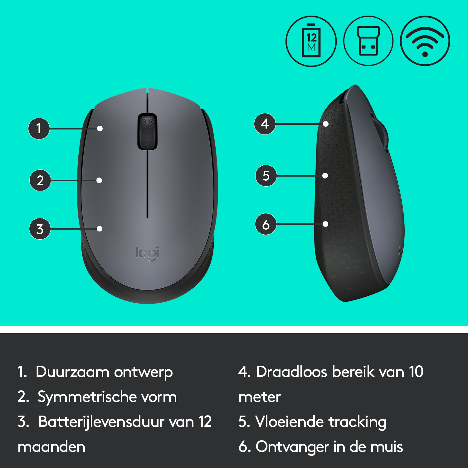 Logitech Muis M170