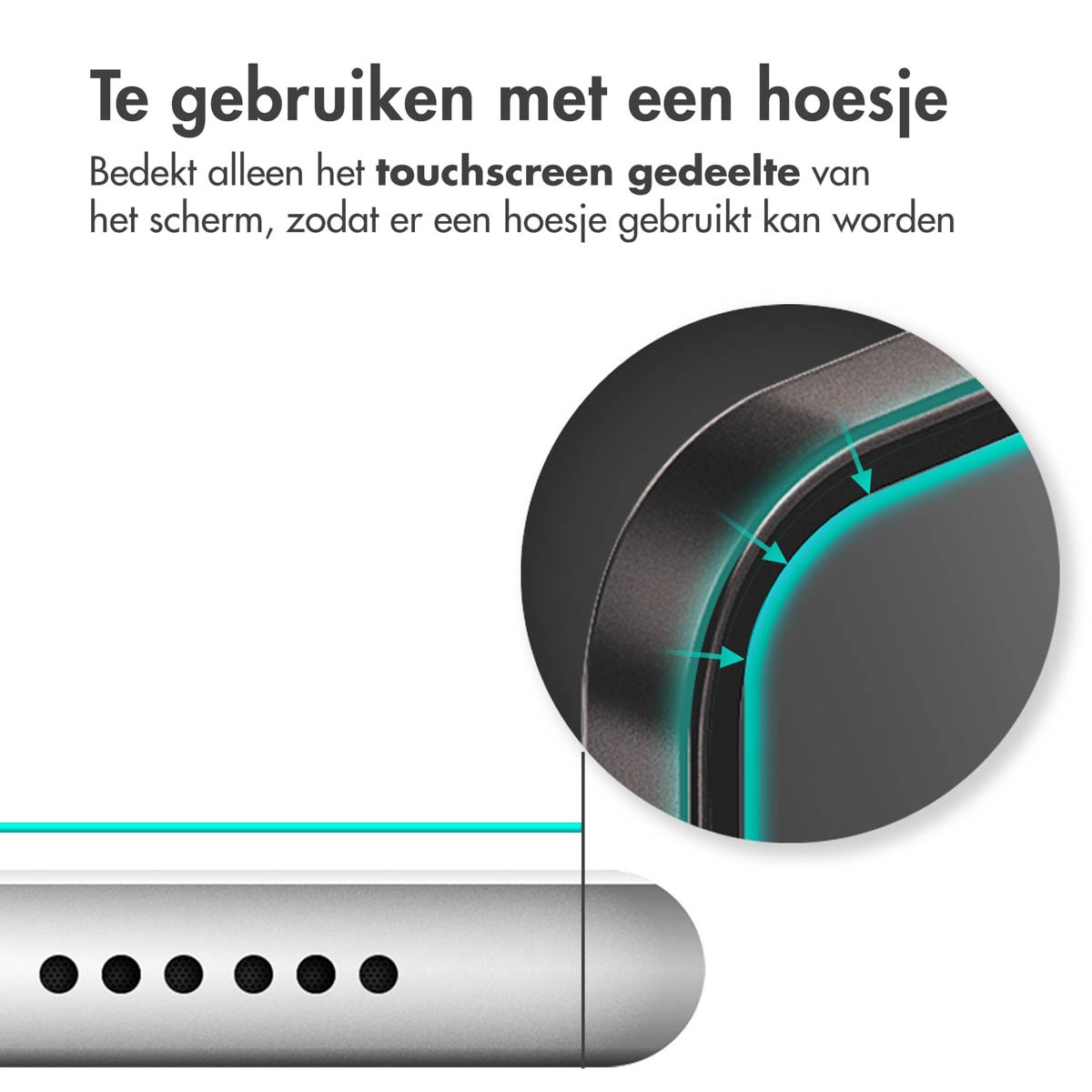 Accezz Gehard Glas Screenprotector voor de Samsung Galaxy A27