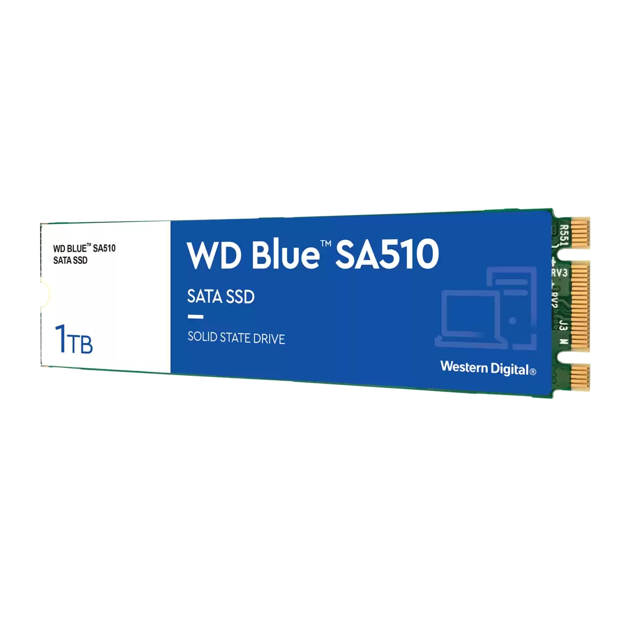 WD Blue SA510, 1TB, M.2 2280, SATA 6GB/s
