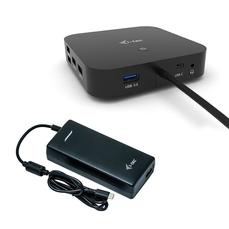 i-tec USB-C Dual Display Docking Station, PD 100W