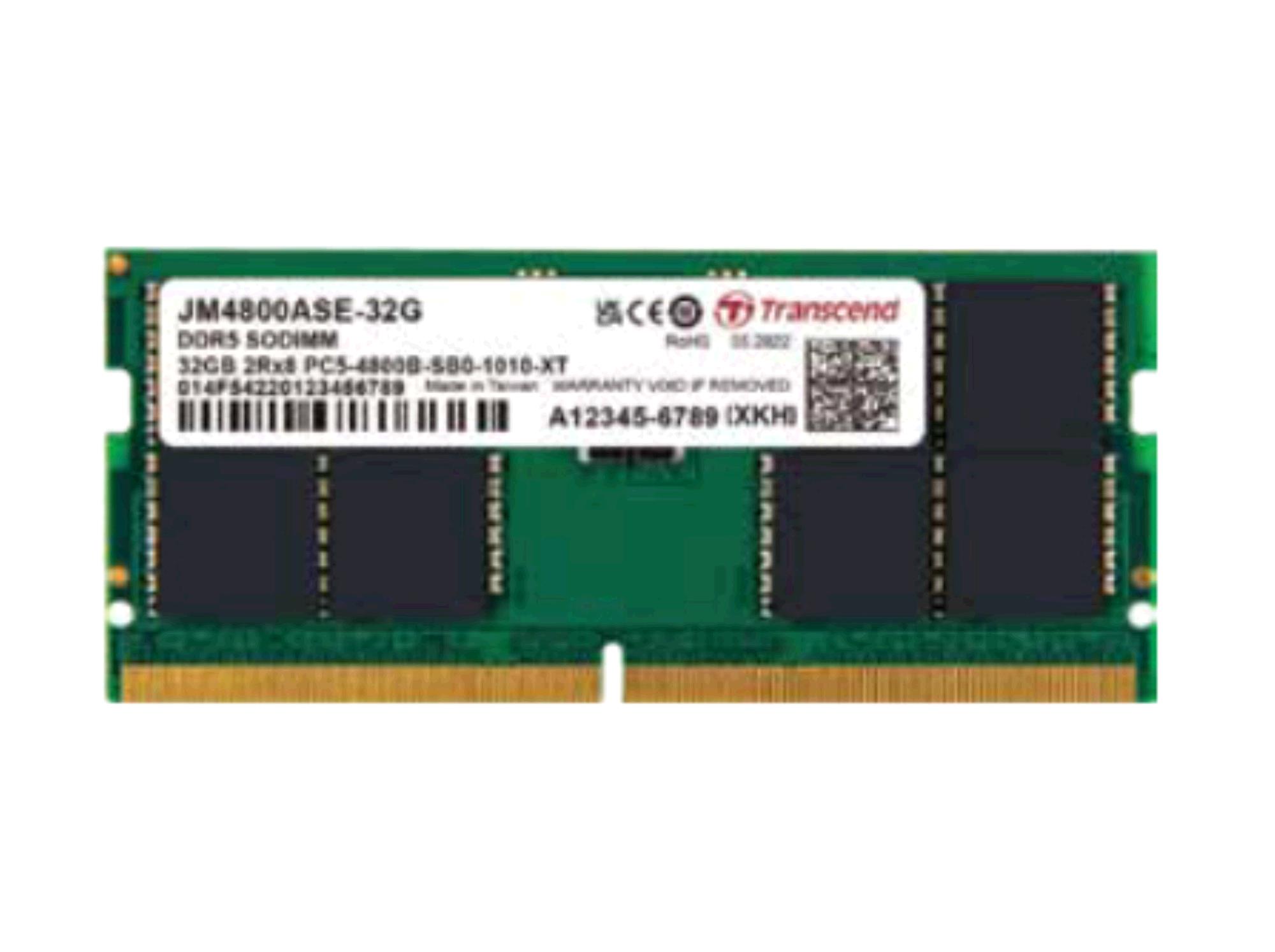 Transcend 32GB DDR5 4800 MHz SODIMM