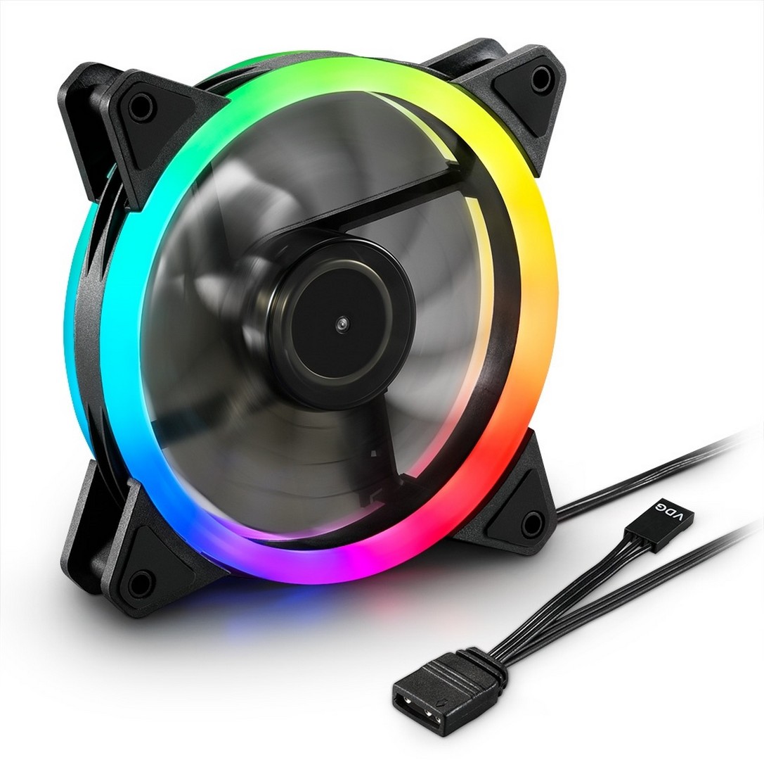 Sharkoon Fan SHARK Blades RGB, 120x120x25, RGB