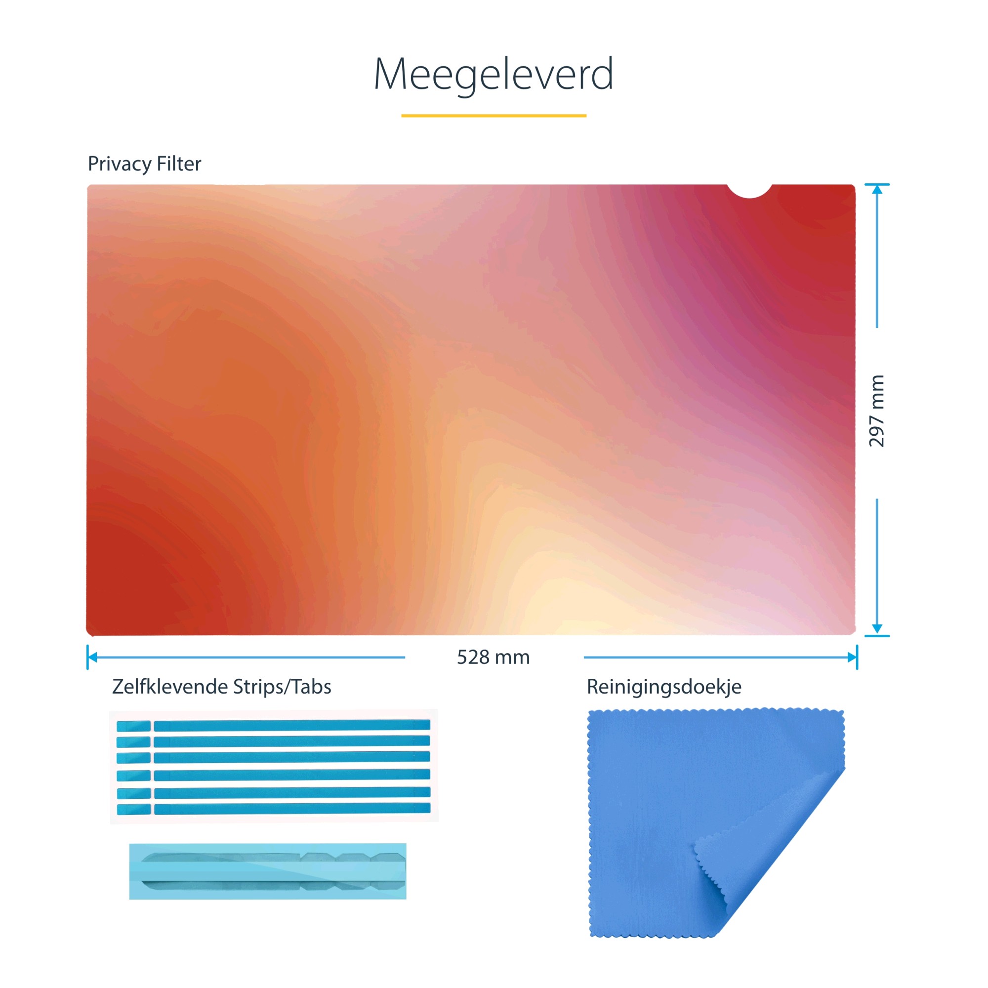 Privacy Filter voor 23.8 inch 16:9 schermen