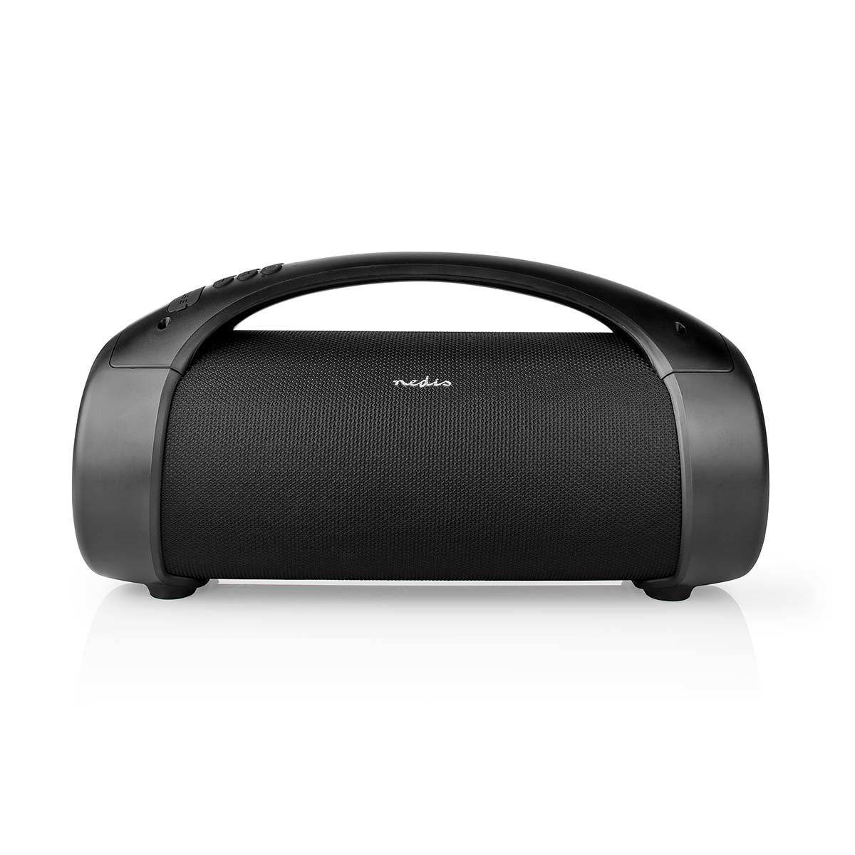 Nedis Speaker Party Boombox, 2.0, 120W, RGB-Led, Bluetooth, AUX, USB, Zwart