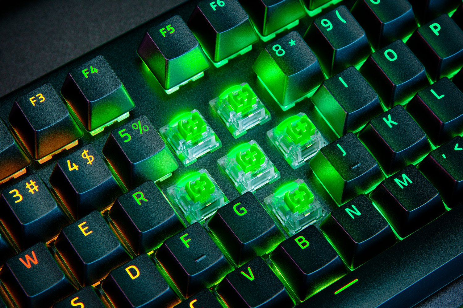 Razer BlackWidow V4 Pro - Mechanical Gaming Keyboard (Green Switch) - US Qwerty Layout