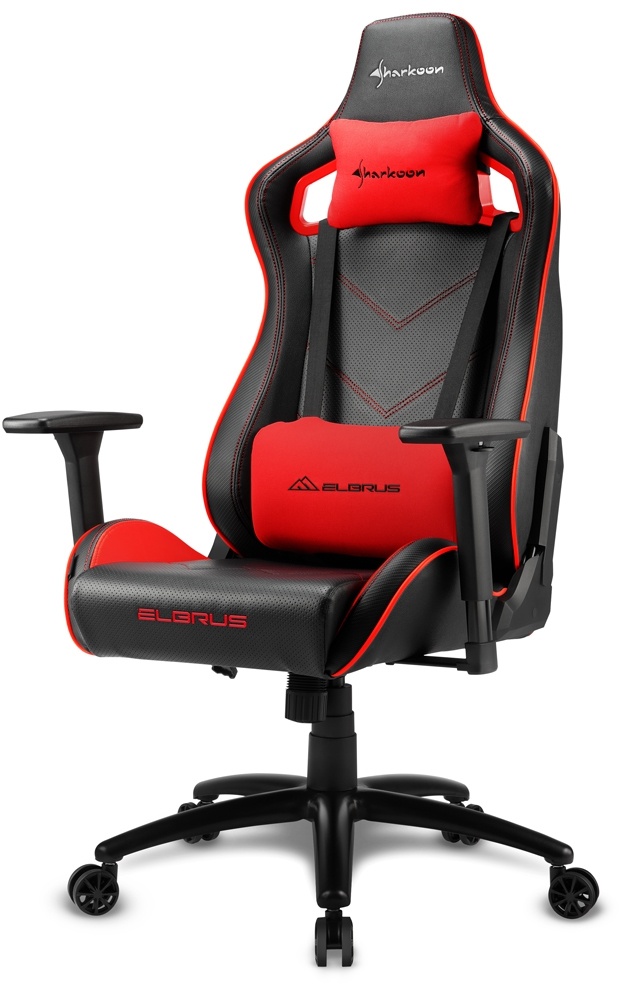 Sharkoon ELBRUS 2 Gaming Chair Zwart/Rood