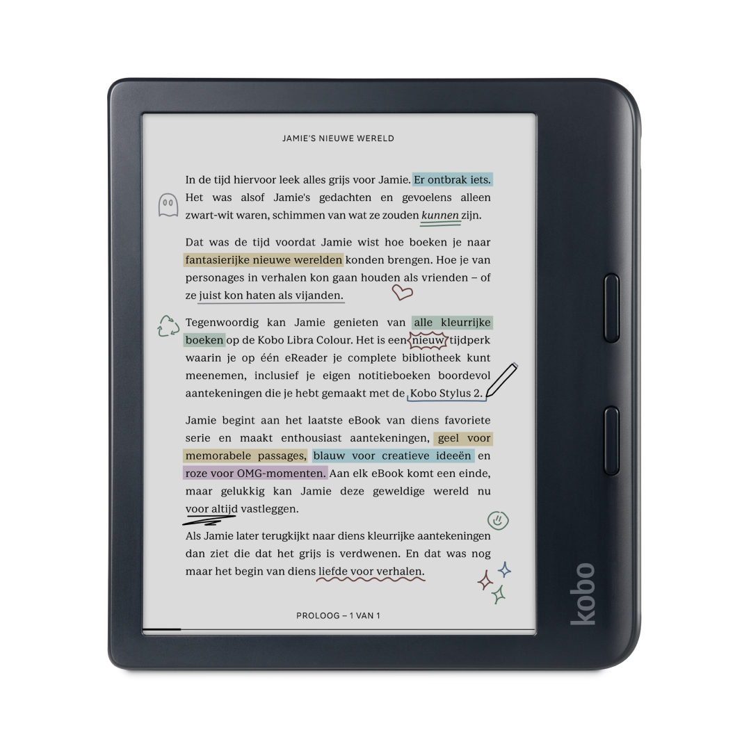 Kobo Libra Colour Zwart