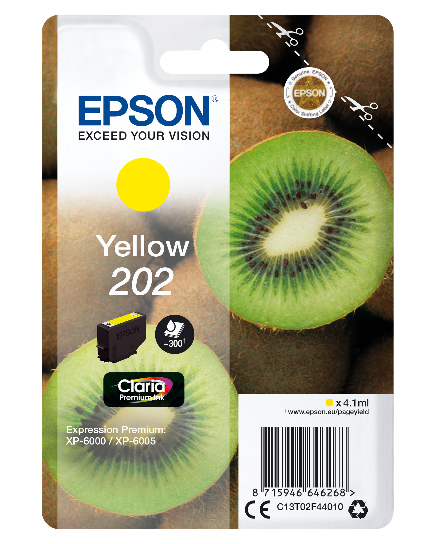 Epson 202 Kiwi Geel