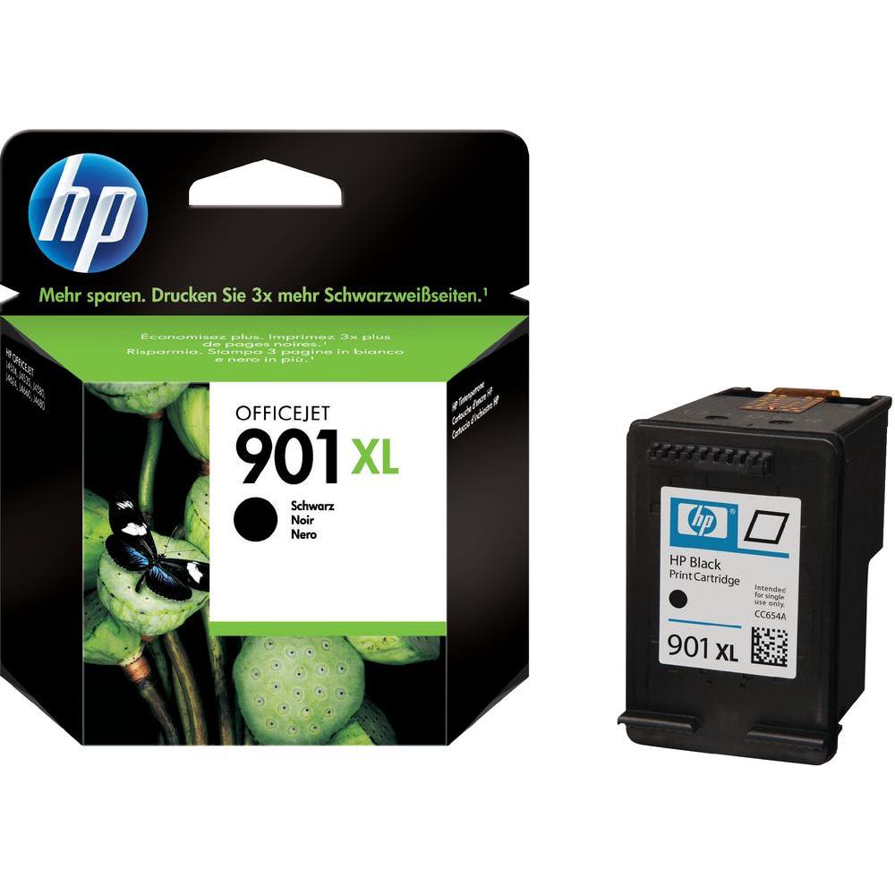 HP inkt #901XL, CC654AE, Zwart