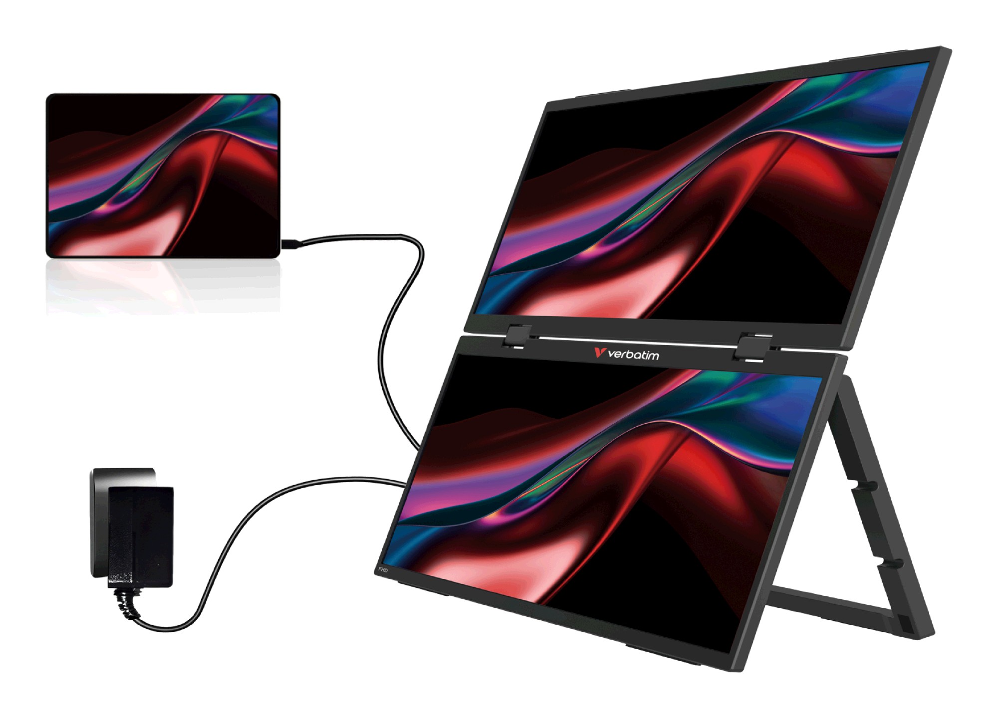 Verbatim Portable dual 15"