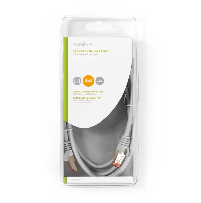 Nedis CAT6 FTP | CCGB85221GY20 Nedis CAT6 FTP | CCGB85221GY20