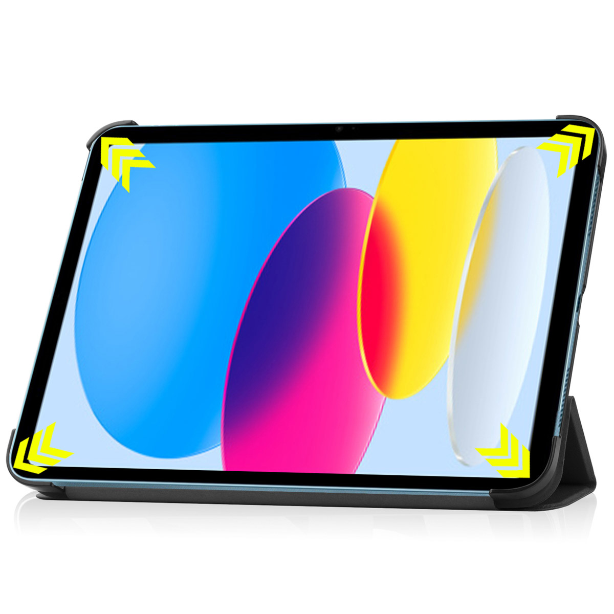Accezz Tri-Fold Case Cover voor iPad 10.9 inch - Zwart